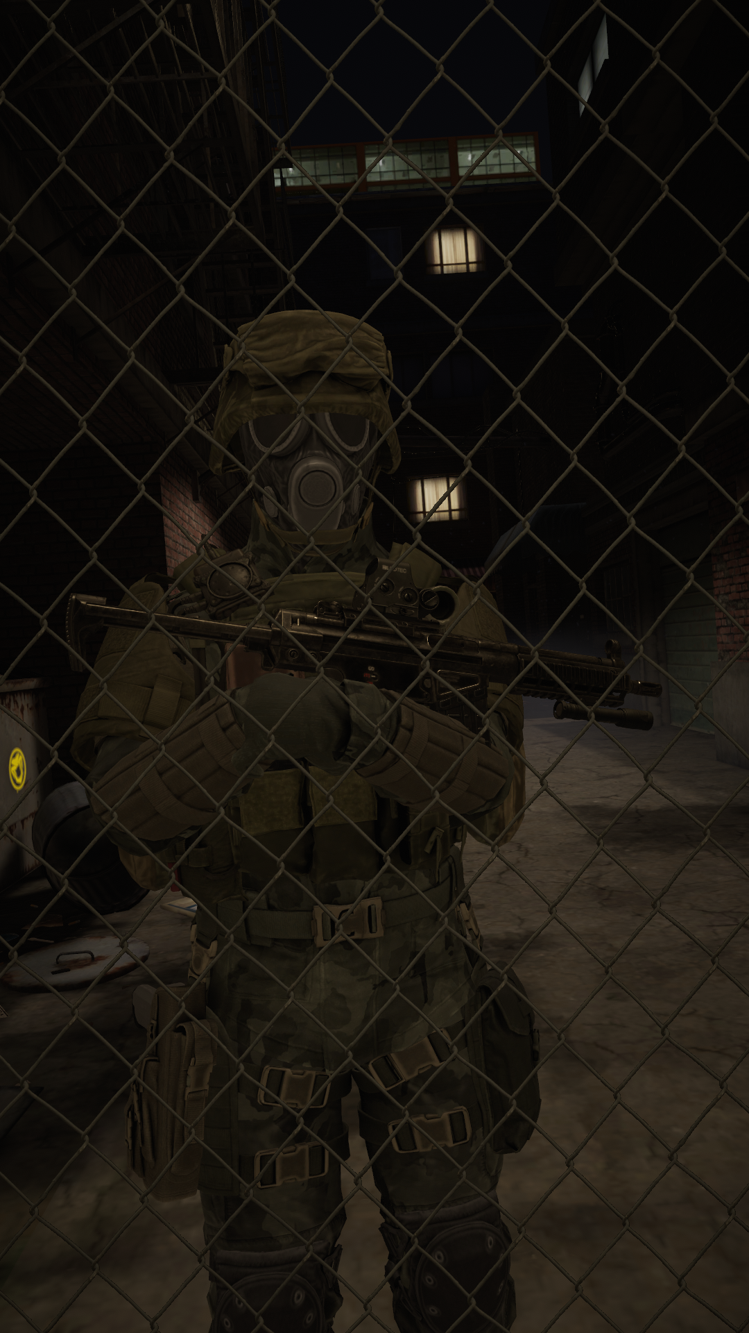 MLO Soldier Posted Up Blank Meme Template
