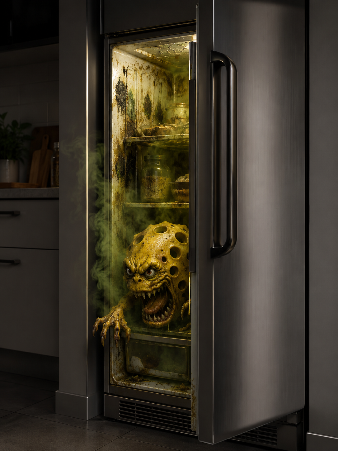 frigo monster Blank Meme Template