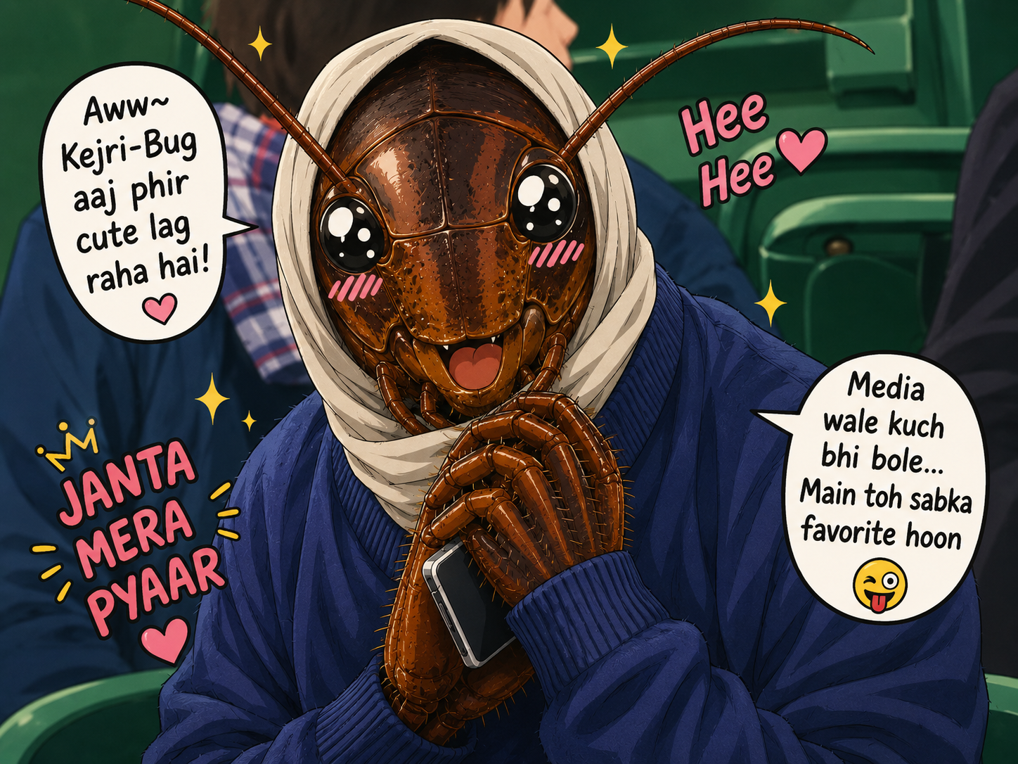 Cockroach Arvind Blank Meme Template