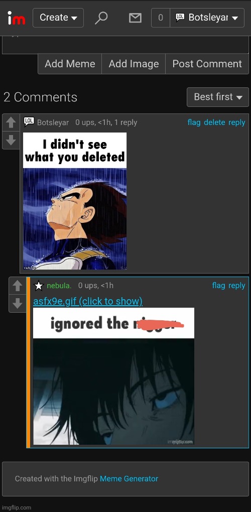 made w/ Imgflip meme maker