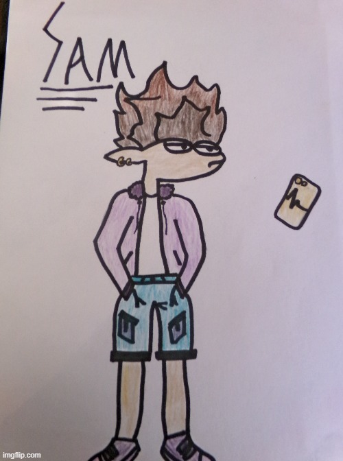 Made an OC, what're we thinking? | image tagged in art | made w/ Imgflip meme maker