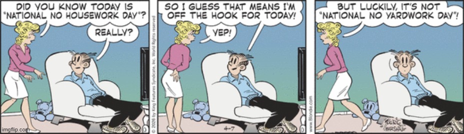 Blondie | image tagged in comics | made w/ Imgflip meme maker