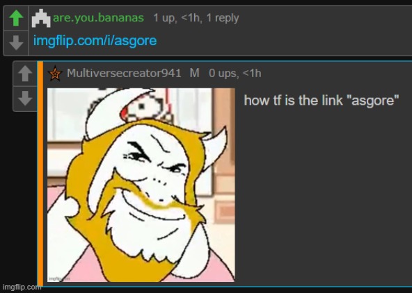 BRUH | image tagged in deltarune,asgore,driving in my car | made w/ Imgflip meme maker