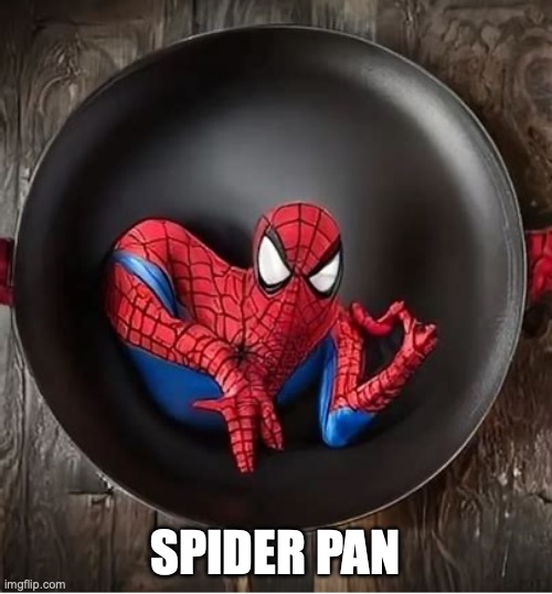 spider pan | made w/ Imgflip meme maker