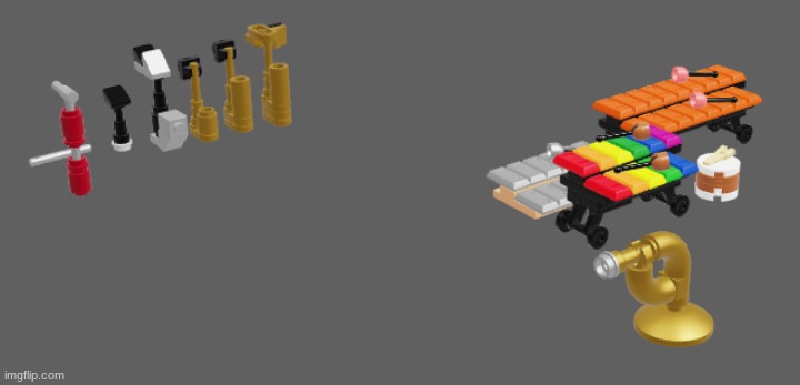 Lego thing I'm working on (every instrument in an orchestra) | made w/ Imgflip meme maker