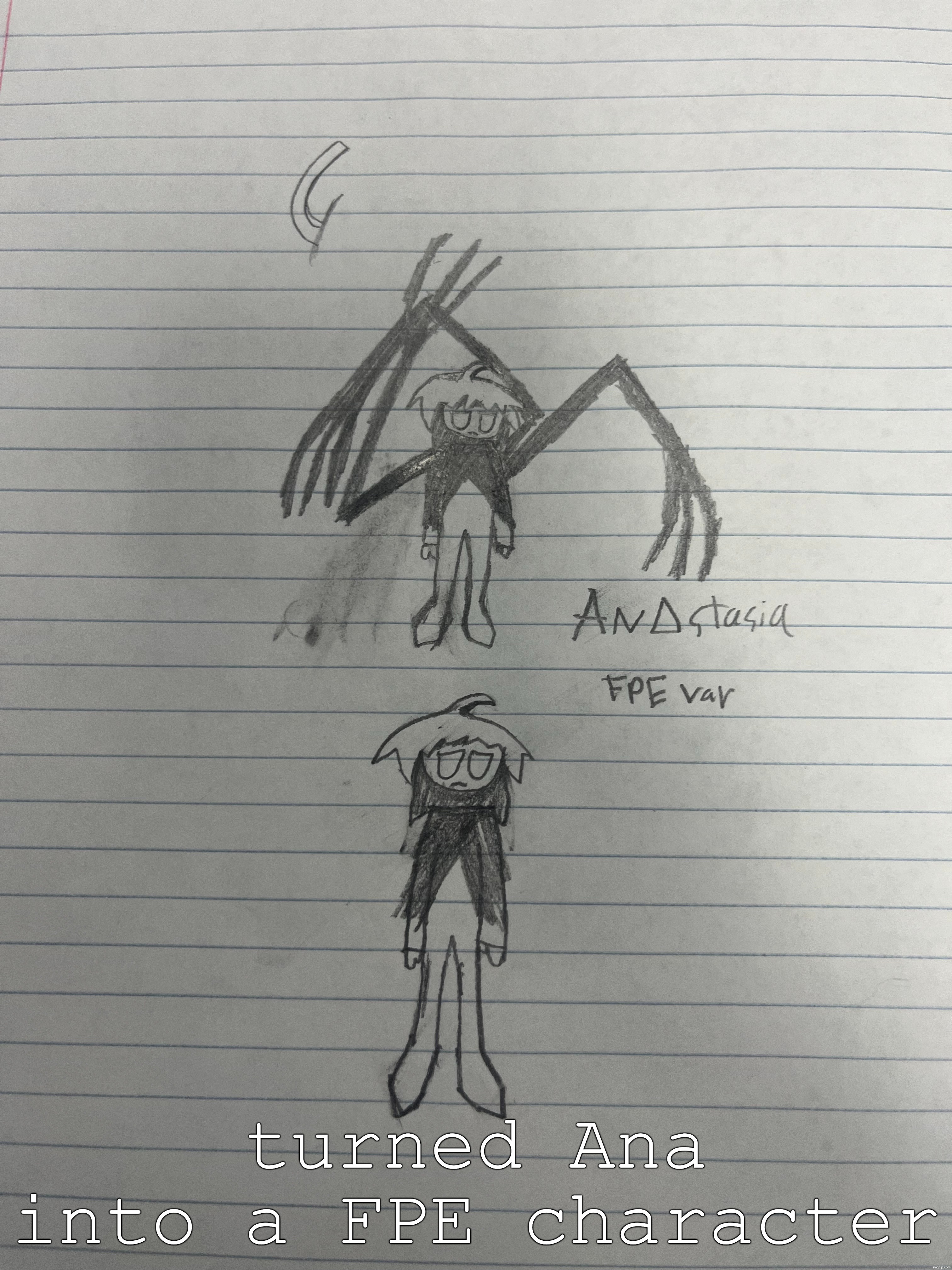 turned Ana into a FPE character | made w/ Imgflip meme maker