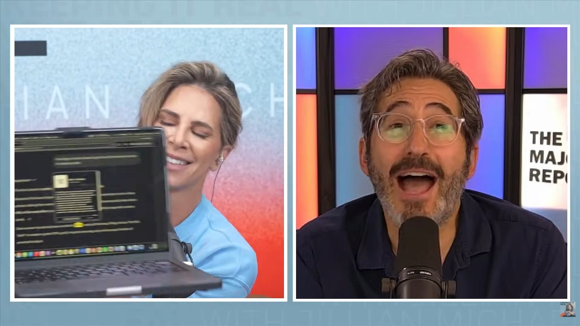 Sam Seder vs Jillian Michaels Blank Meme Template