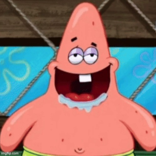 dumb patrick | image tagged in dumb patrick,patrick,patrick star,spongebob,dumb | made w/ Imgflip meme maker
