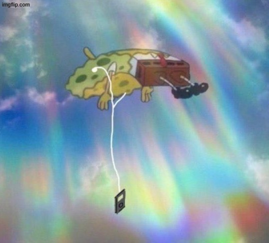 Spongebob Music levitating | image tagged in spongebob music levitating | made w/ Imgflip meme maker