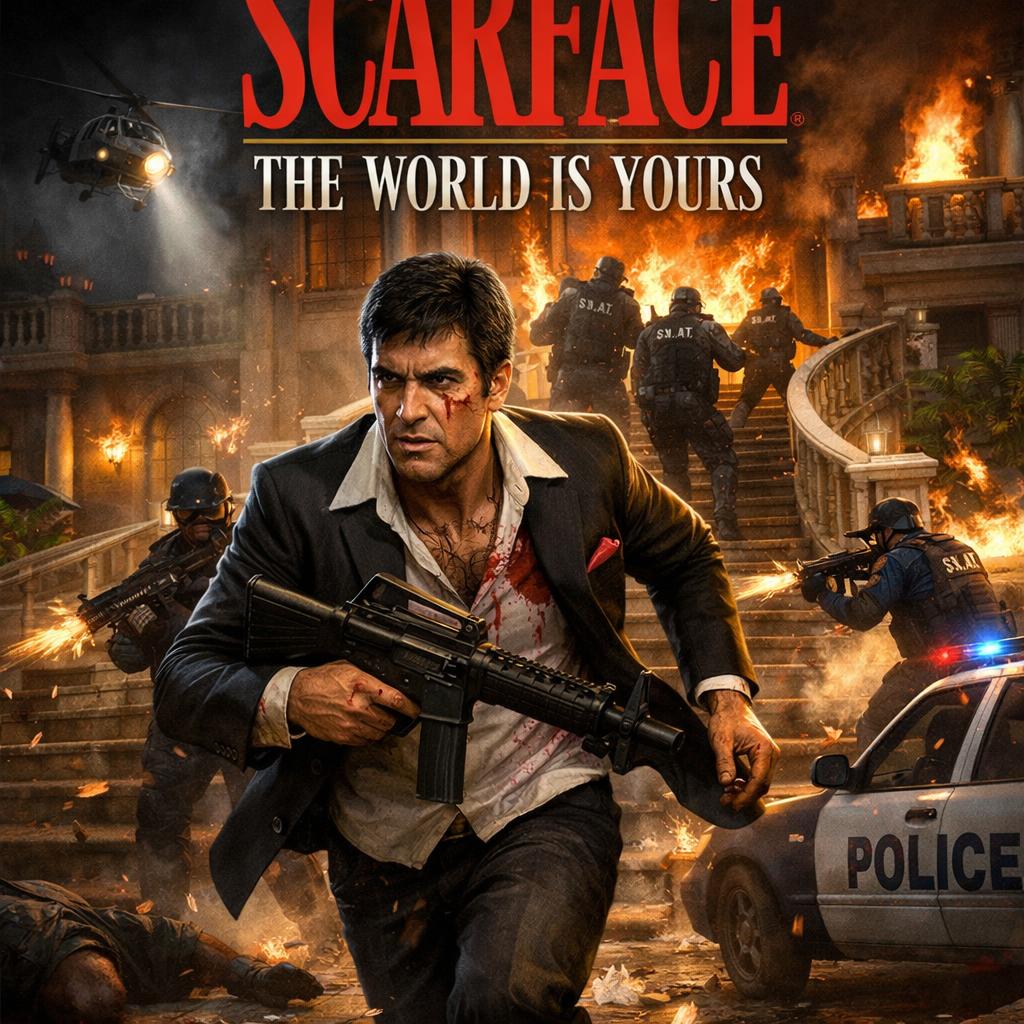 Scarface: The World Is Yours Blank Meme Template