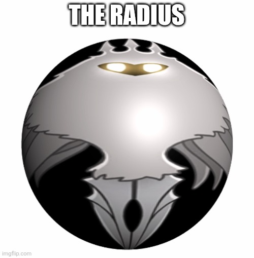 Radius | The radius | image tagged in hollow knight | made w/ Imgflip meme maker