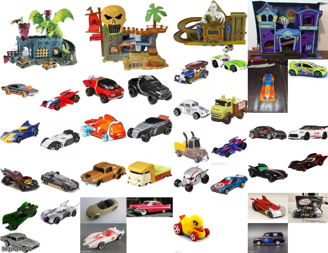 My Hot Wheels and Matchbox Toys Collection Blank Meme Template