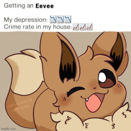 A worth trade | image tagged in eevee | made w/ Imgflip meme maker