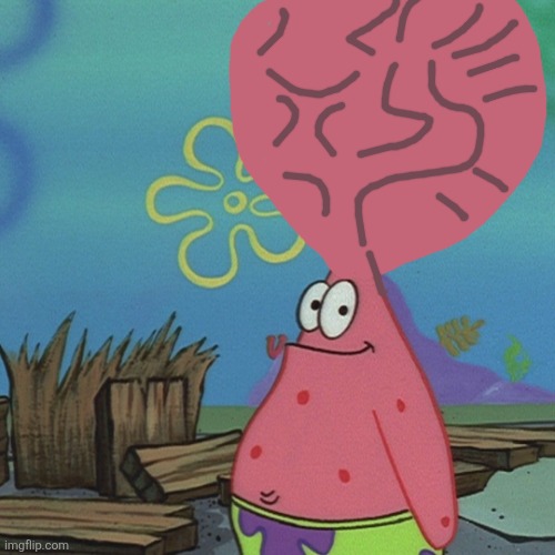 Patrick head stuck in bottle dumb | image tagged in patrick head stuck in bottle dumb | made w/ Imgflip meme maker