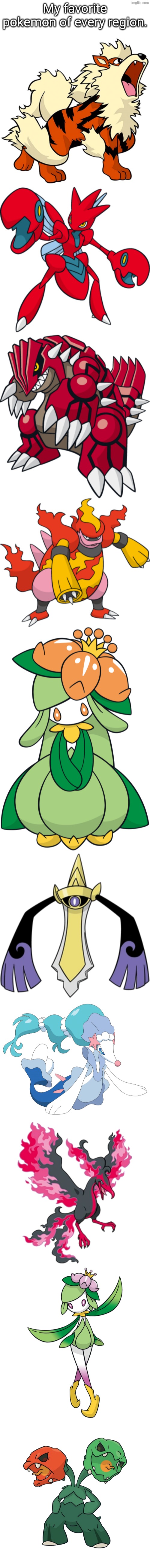 My favorite pokemon of every region. Don't ask me why I love the dream world artwork for them so much, I just do. | My favorite pokemon of every region. | image tagged in pokemon | made w/ Imgflip meme maker