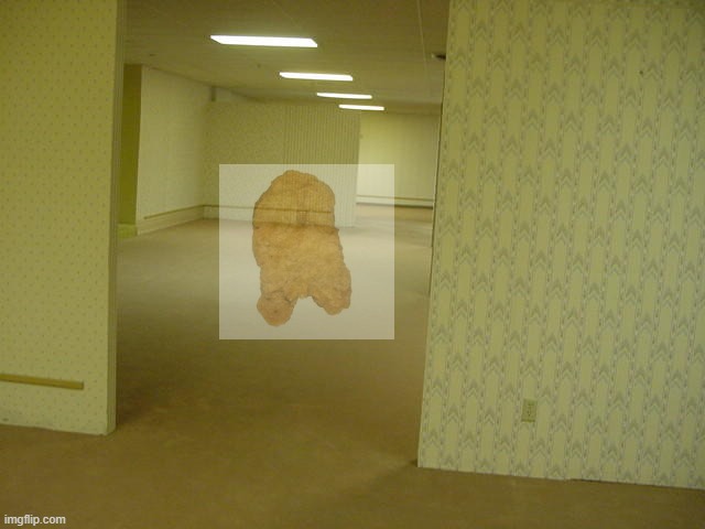 ohhhh crap | image tagged in the backrooms,bruh moment | made w/ Imgflip meme maker