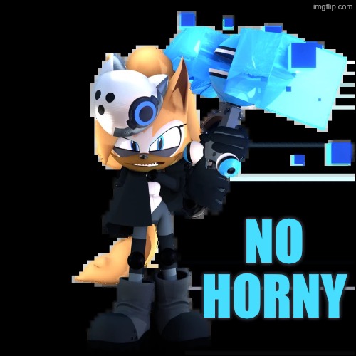why the heck did the image turn out like that | NO HORNY | image tagged in whisper bonks you | made w/ Imgflip meme maker
