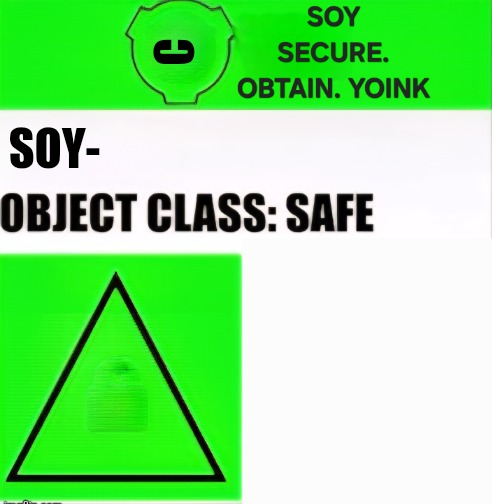SOY SAFE Blank Meme Template