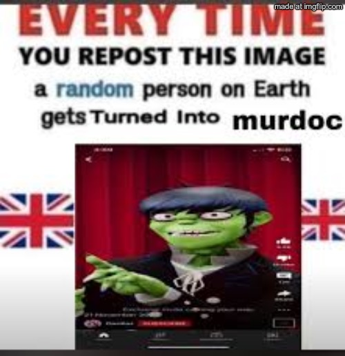 repost murdoc | image tagged in repost murdoc | made w/ Imgflip meme maker