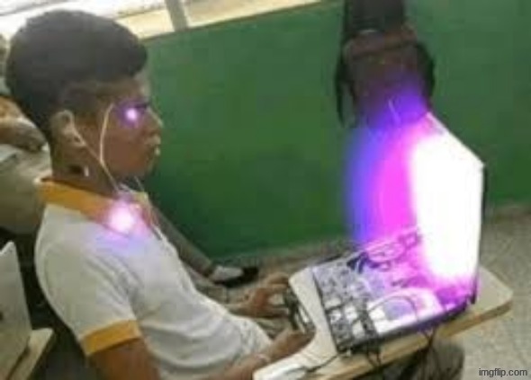 how i genuinely look grinding the internet to figure out how to load ori and the blind forest on my crusty ass chromebook | made w/ Imgflip meme maker