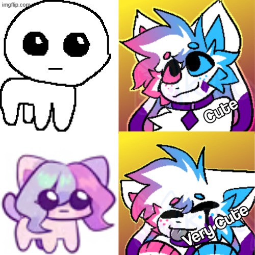 Yippie! UwU | image tagged in crystal sprinkles reacts to something cute,memes,cute | made w/ Imgflip meme maker