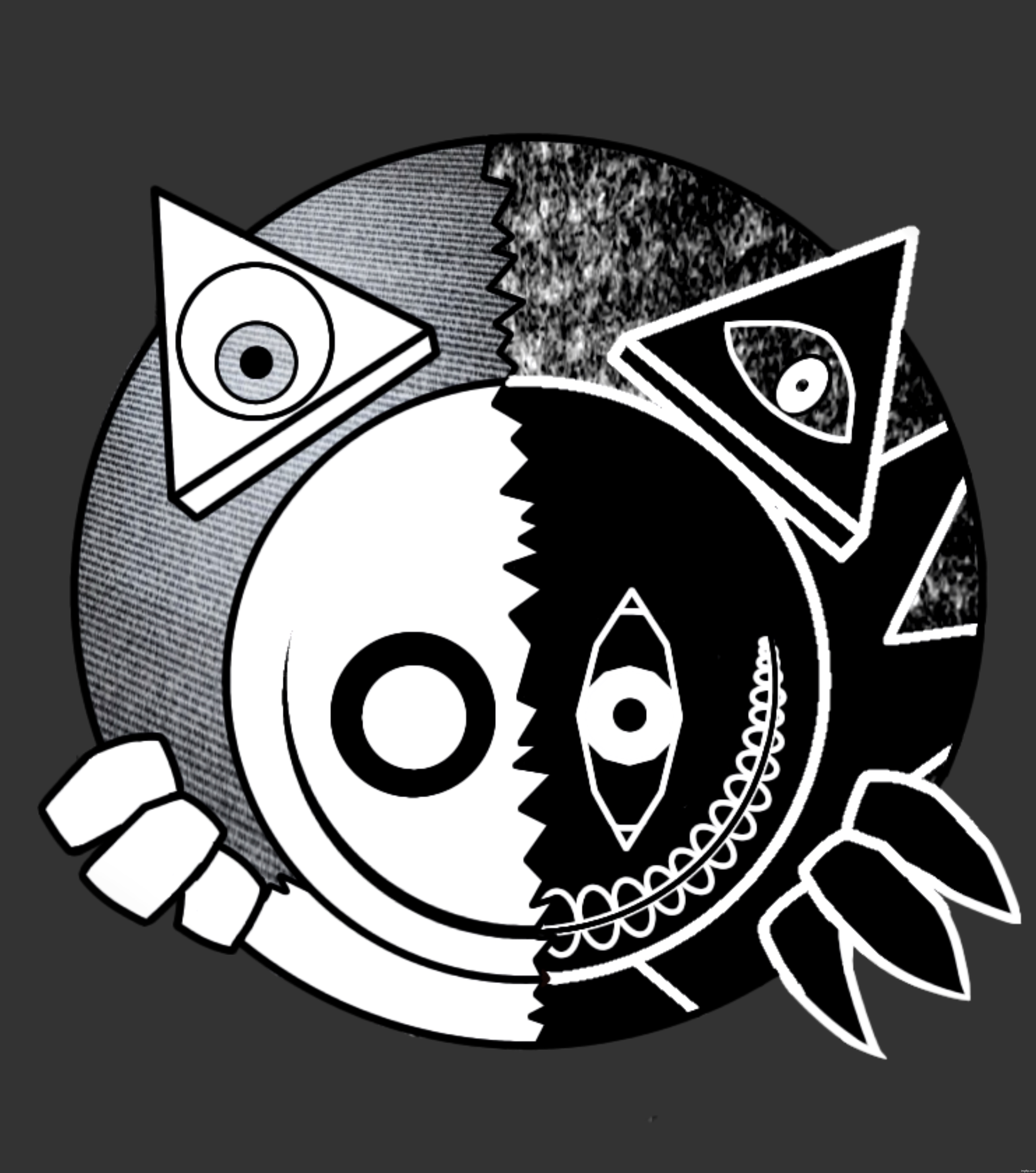 M1SO redesign | image tagged in miso,virtual terror | made w/ Imgflip meme maker