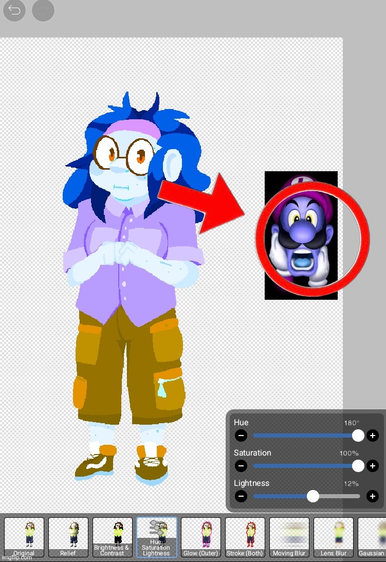 Was messing around in ibis paint fx, wega odd is officially canon | made w/ Imgflip meme maker
