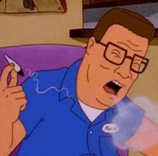 Hank Hill Joint Blank Meme Template