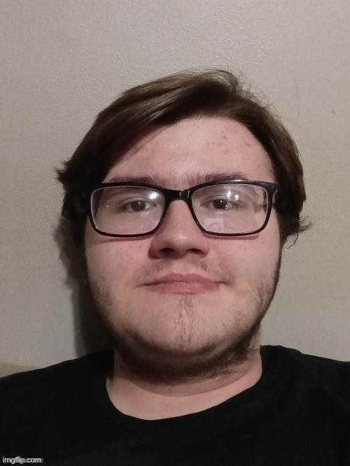an old image of my chud looking ass that got turned into a temp for some reason | image tagged in luigi stare | made w/ Imgflip meme maker