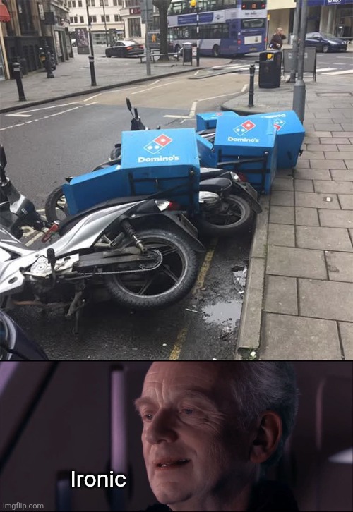 No one out-pizzas the Hut! | Ironic | image tagged in palpatine ironic,dominos,pizza,sucks,scooter,domino effect | made w/ Imgflip meme maker