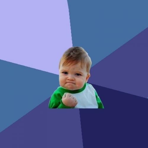 Advice Animals - Success Kid 2 Blank Meme Template