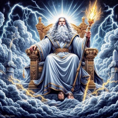 image tagged in god on his throne | made w/ Imgflip meme maker