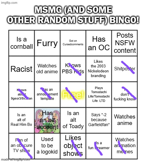 This is stupid. | image tagged in msmg and some other random stuff bingo | made w/ Imgflip meme maker