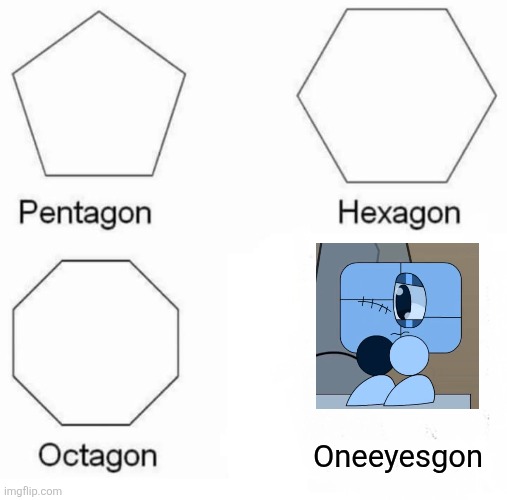 I def not acused Noel | Oneeyesgon | image tagged in memes,pentagon hexagon octagon,beendowsx | made w/ Imgflip meme maker
