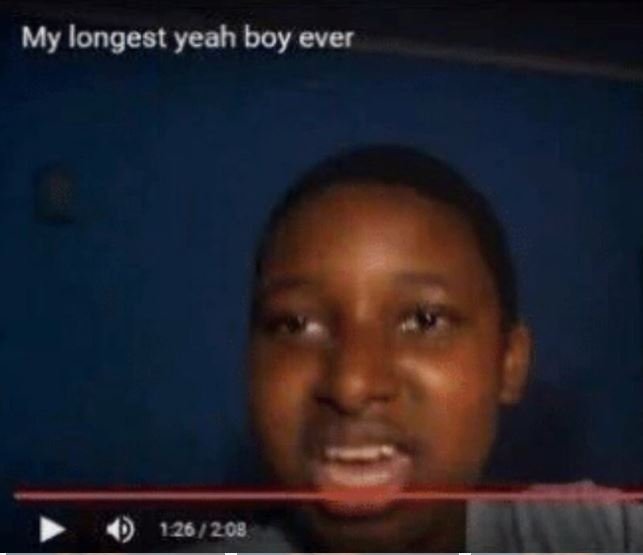 My Longest Yeah Boy Ever Blank Meme Template