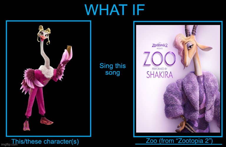 (WHAT IF) Olivia Burke (GOAT) Sings “Zoo” (from “Zootopia 2”) | Zoo (from “Zootopia 2”) | image tagged in zootopia,disney,goat movie,deviantart,crossover,memes | made w/ Imgflip meme maker