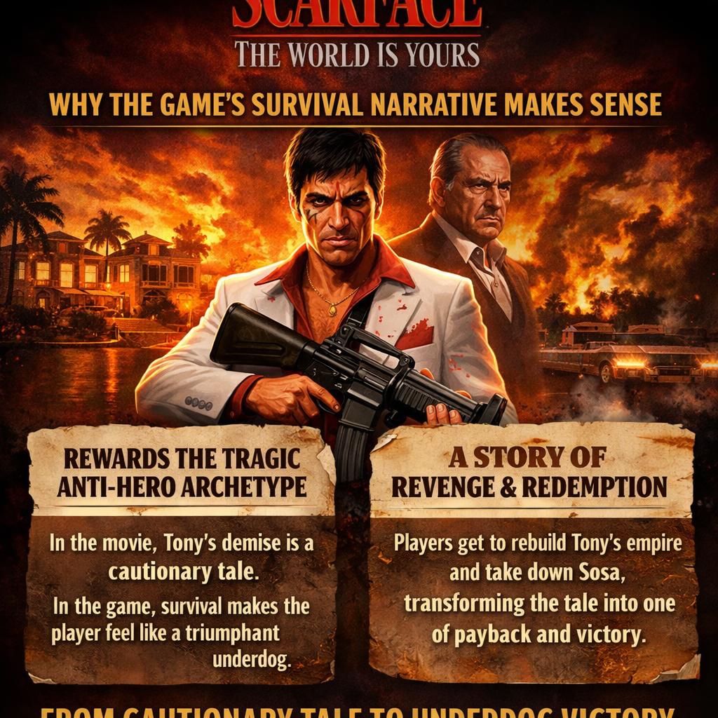Scarface: The World Is Yours Blank Meme Template
