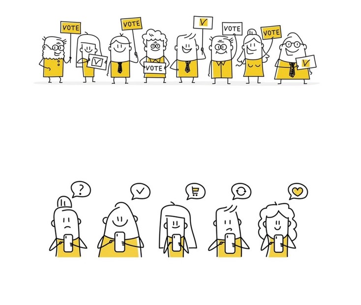 La démocratie avant Blank Meme Template