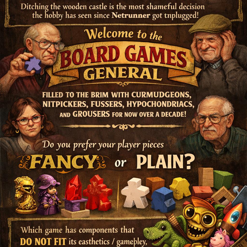 Board Games  Ditching the wooden castle is the most shameful dec Blank Meme Template