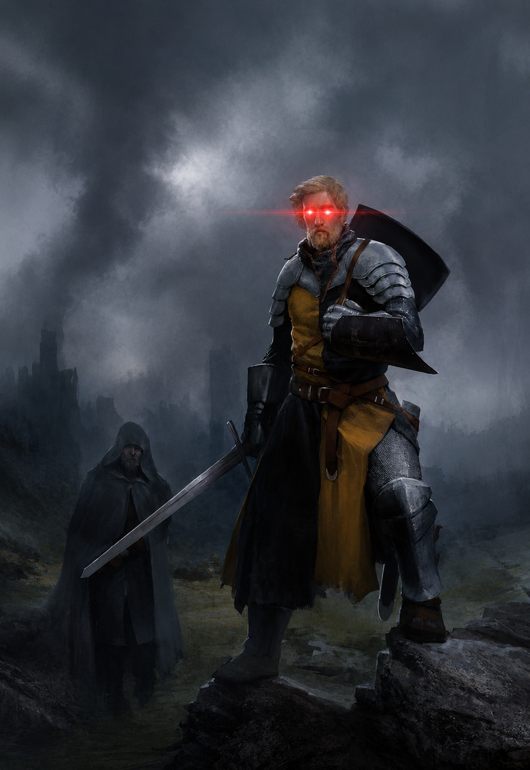 Angry Knight KCD Blank Meme Template