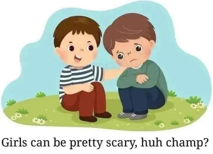 X can be pretty scary, huh champ? Blank Meme Template