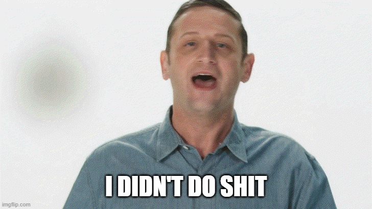 I didn't do shit | image tagged in i didn't get shit | made w/ Imgflip meme maker