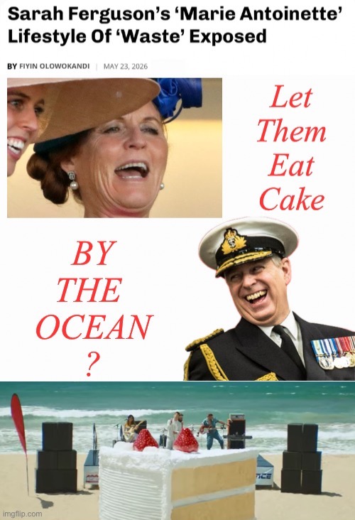 Putting A Fork To The Yorks | image tagged in useless humans,diddy,naomi campbell | made w/ Imgflip meme maker