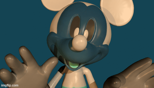 Photo-Negative Mickey's Attacking the Player Recreation Improved, Enhanced, Polished & Stylistic Version | image tagged in gifs,fnati,pnm,grabbingyourface,lungingslowly,grabbingtumbling | made w/ Imgflip images-to-gif maker