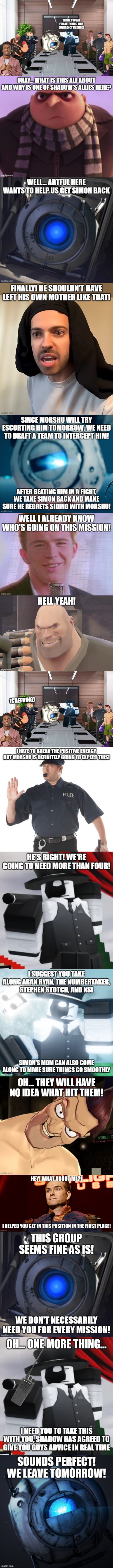 The Interception (Prologue 2) | (cheering) | made w/ Imgflip meme maker