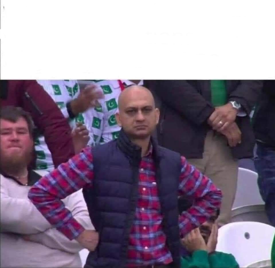 Annoyed man with hands on hips Blank Meme Template