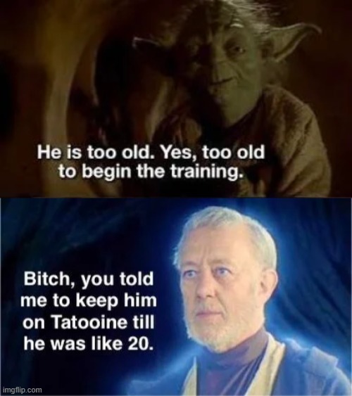 I Mean, Facts | image tagged in yoda,obi wan | made w/ Imgflip meme maker