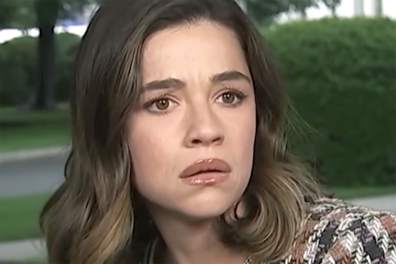 Shocked Reporter Blank Meme Template