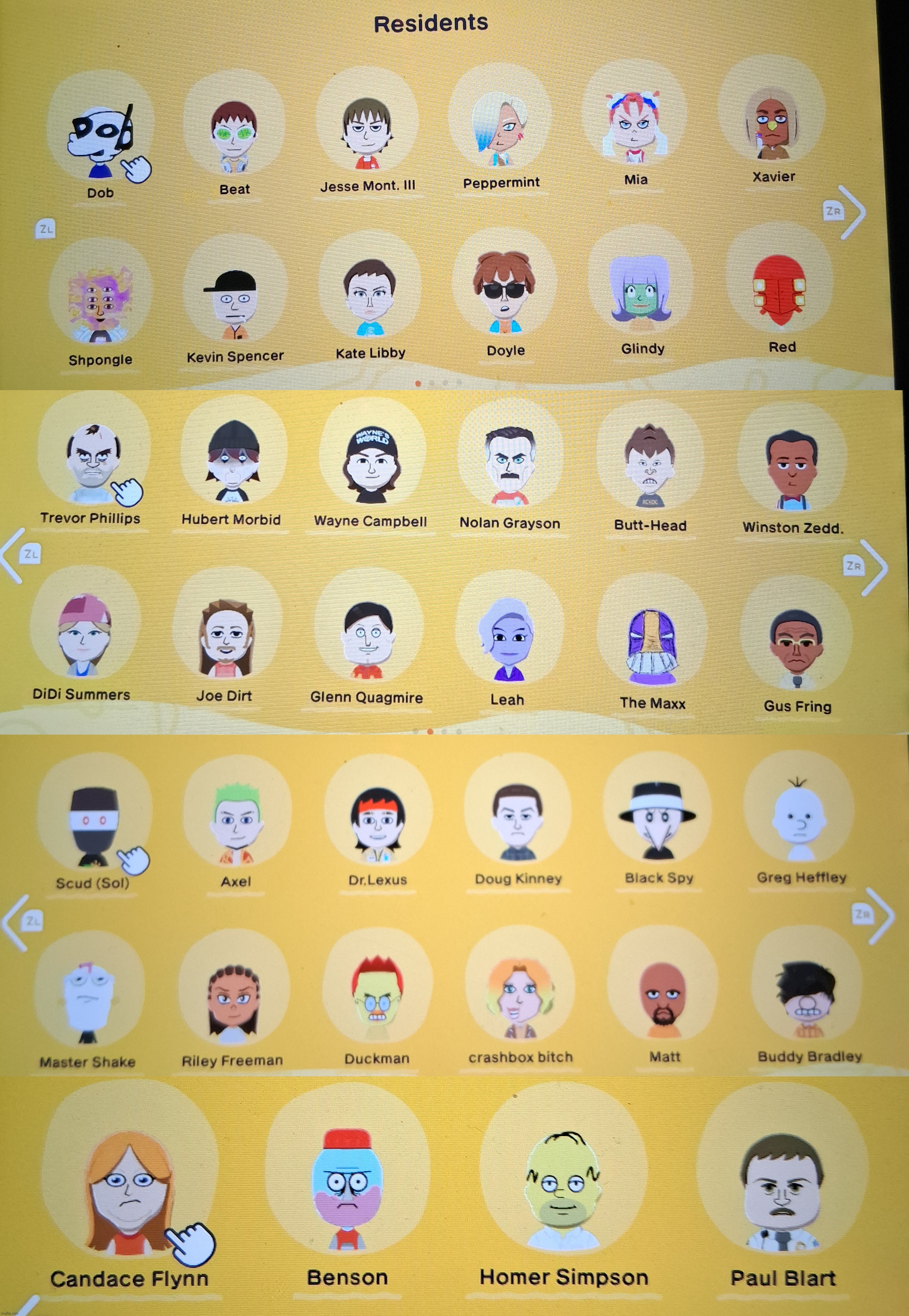 The state of my tomodachi island rn (we have COMPLETELY lost the fuckin plot) | made w/ Imgflip meme maker
