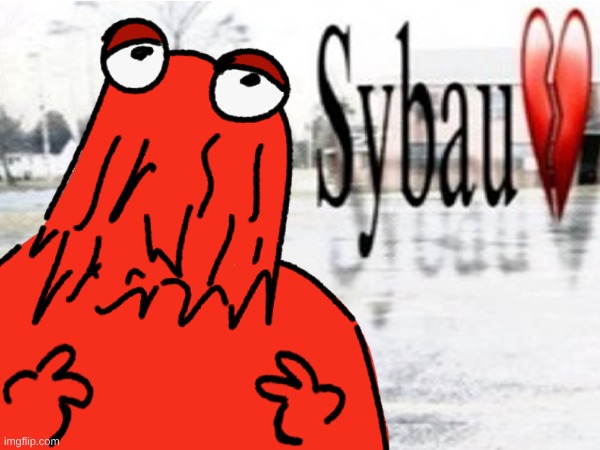 red guy saying sybau | image tagged in dhmis | made w/ Imgflip meme maker